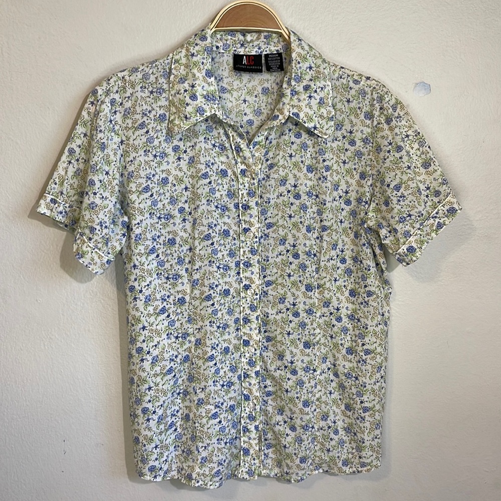 ALC Atlas classics button down fitted tee shirt